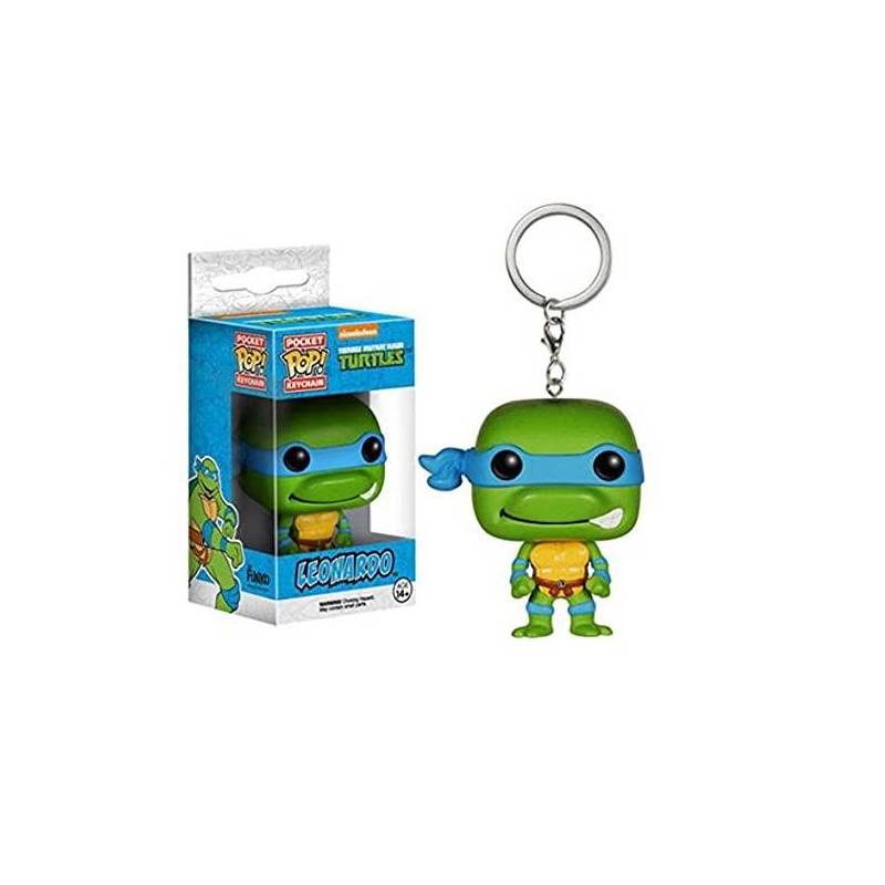 Funko Pop Llavero Keychain Figura Acción TMNT Leonardo.