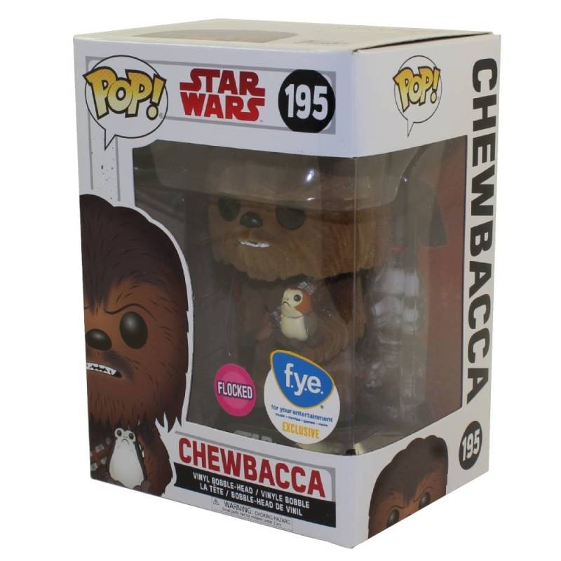 Funko Pop Figura Acción Star Wars Chewbacca 195 Fye.