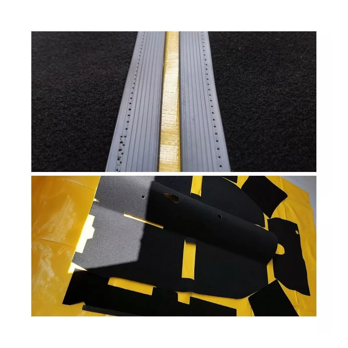 Alfombra De Vocho Con Estribos De Hule Tipo Origina.