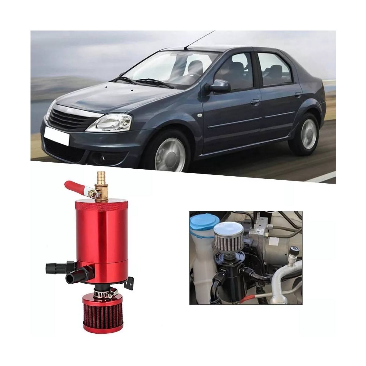 Tanque Recuperador De Aceite Con Filtro Universal.