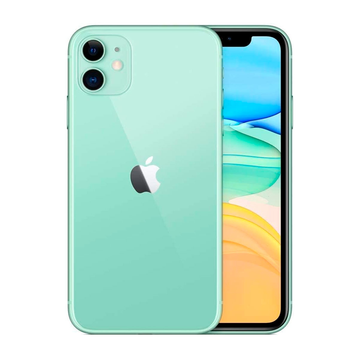 Apple Iphone 11 256 Gb Verde Reacondicionado Tipo A .