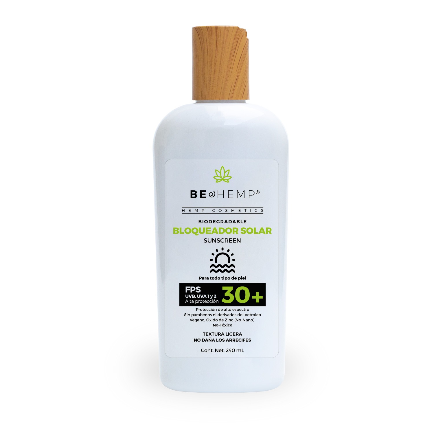 Bloqueador Biodegradable 240 g Beohemp