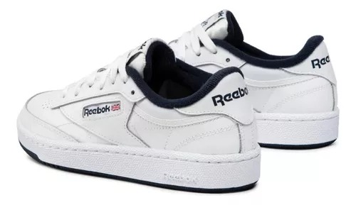 Tenis Reebok Modelo NPC Color Blanco/Marino.