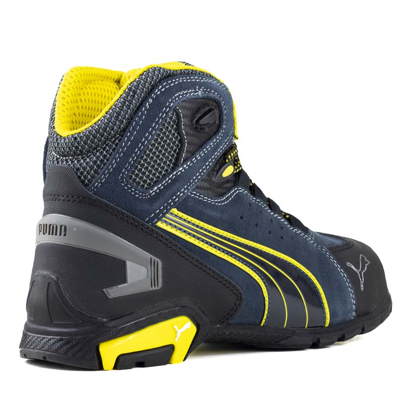 Bota Industrial Hombre Puma Safety Urbana Casquillo De Aluminio 63.223.4 Azul