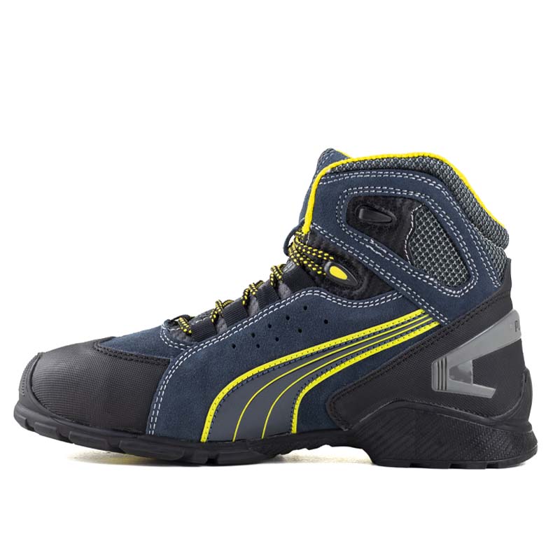 Bota Industrial Hombre Puma Safety Urbana Casquillo De Aluminio 63.223.4 Azul