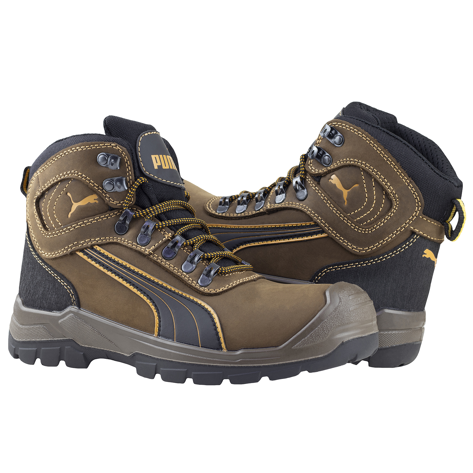 Botas Industriales Para Hombre Puma Safety Con Casquillo 63.002.4 Brown.
