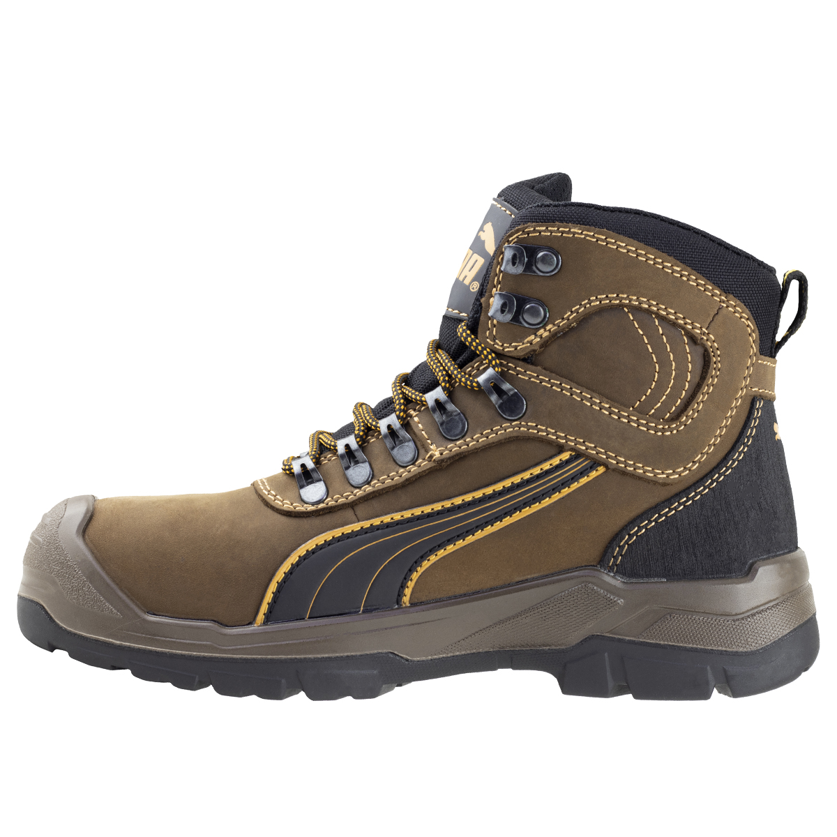 Botas Industriales Para Hombre Puma Safety Con Casquillo 63.002.4 Brown.