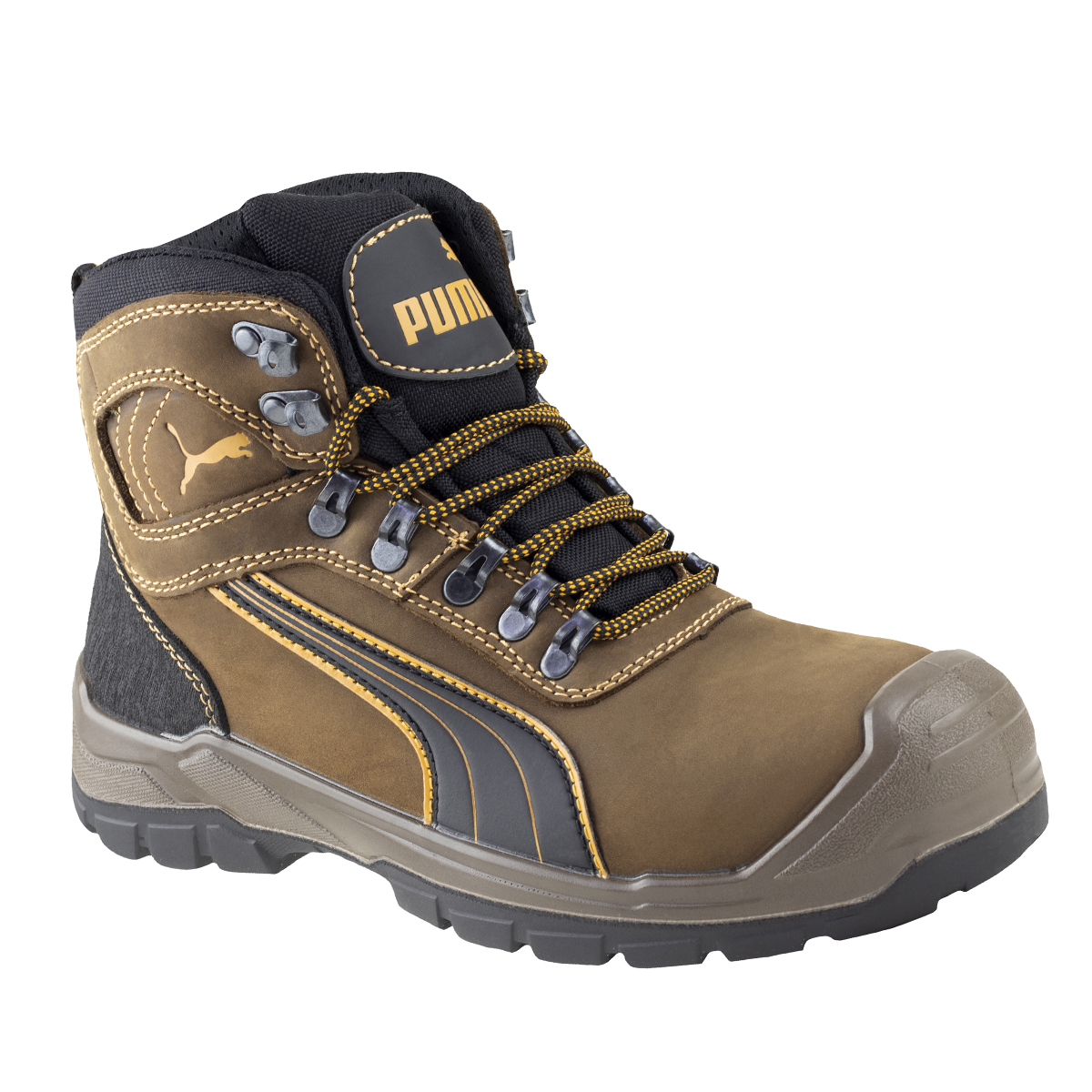 Botas Industriales Para Hombre Puma Safety Con Casquillo 63.002.4 Brown.