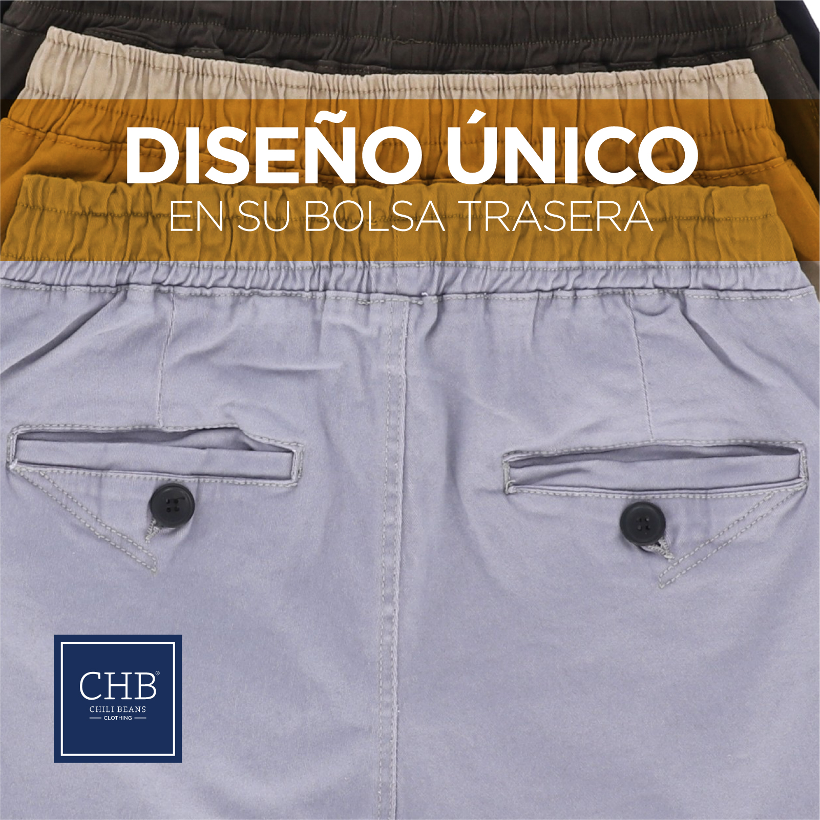 Jogger De Gabardina Para Hombre Slim Color Negro.