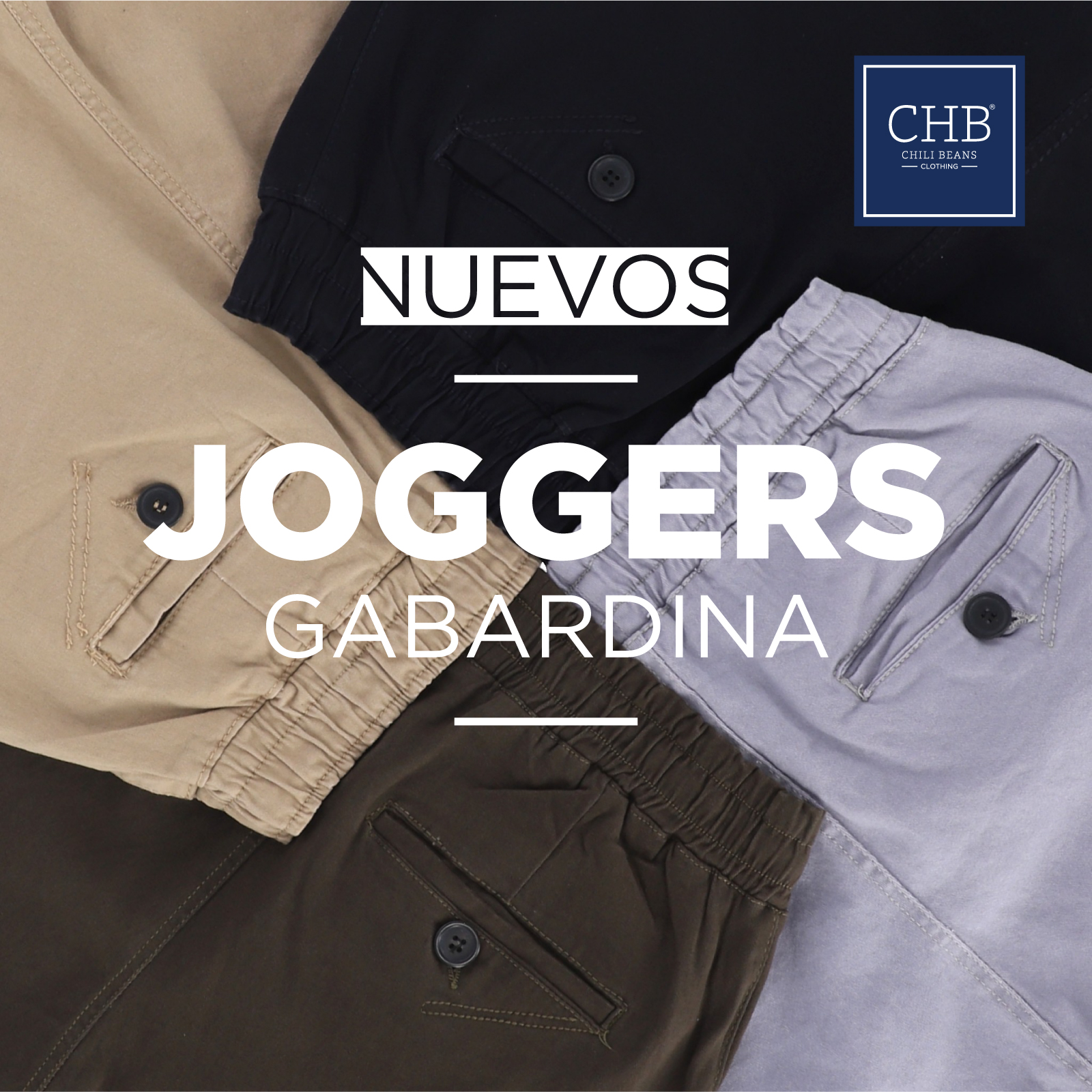 Jogger De Gabardina Para Hombre Slim Color Beige