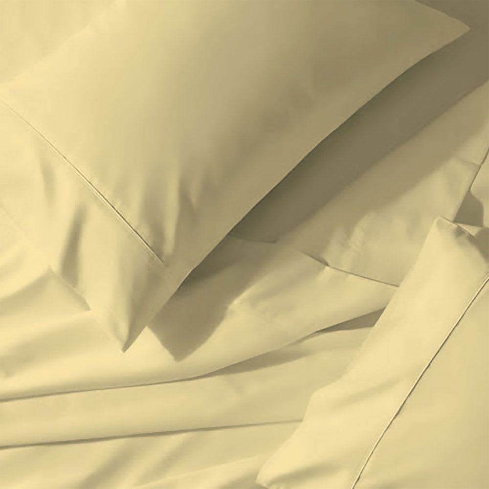 Juego de Sabanas 100% Algodón Frescas y Transpirables Matrimonial Ivory Kyuden Home.