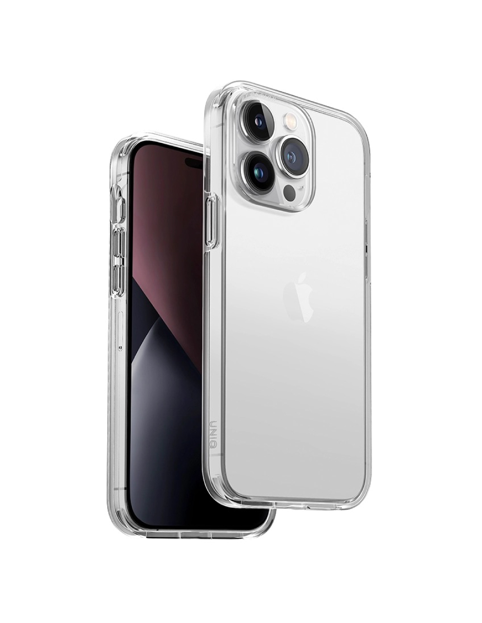 Funda Híbrida Para iPhone 14 Pro Transparente Clarion Uniq.