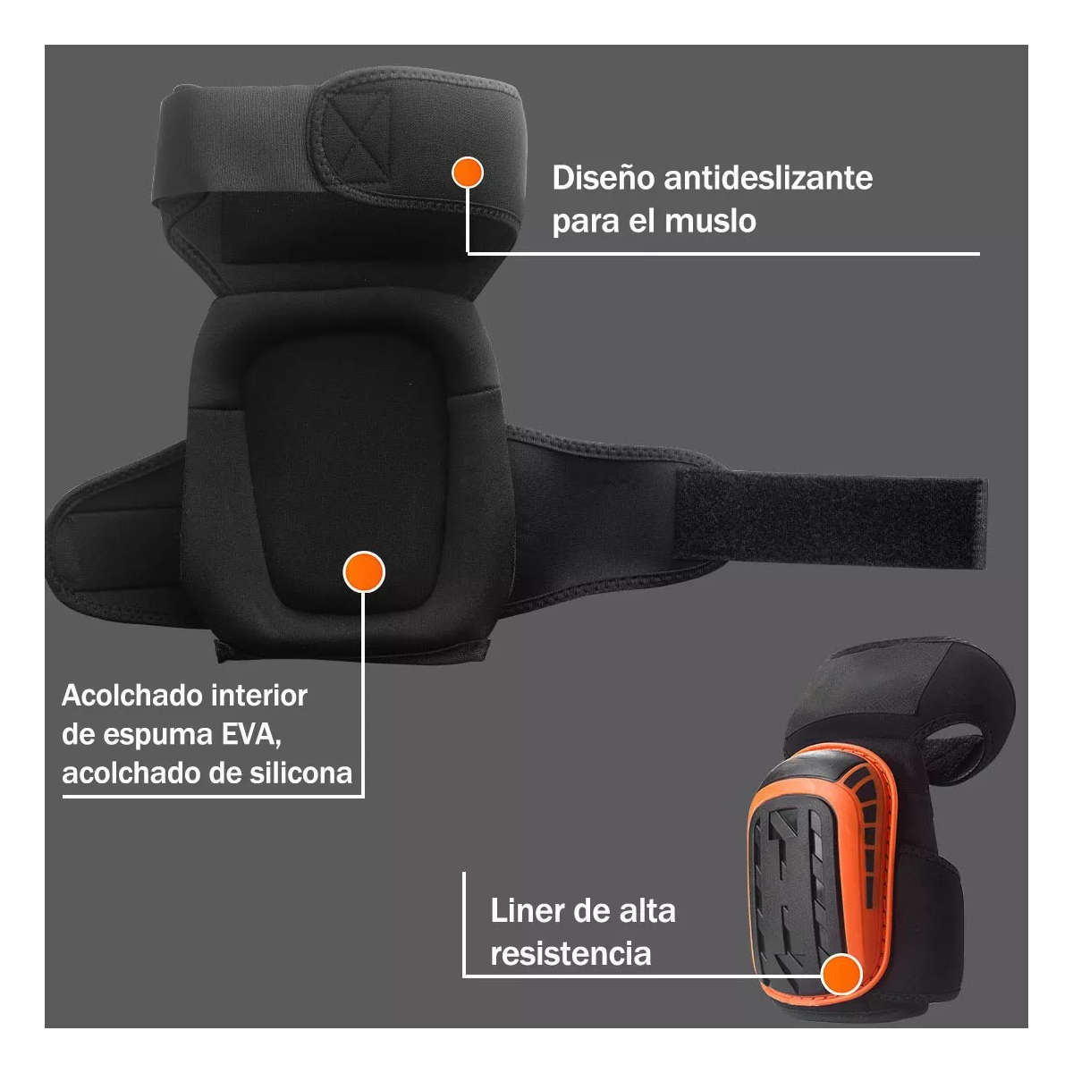 Rodilleras De Resistencia A La Construcción Para Trabajos.