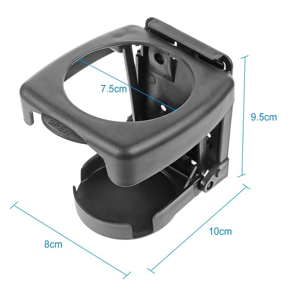 Portavasos antiderrame plegable para auto.