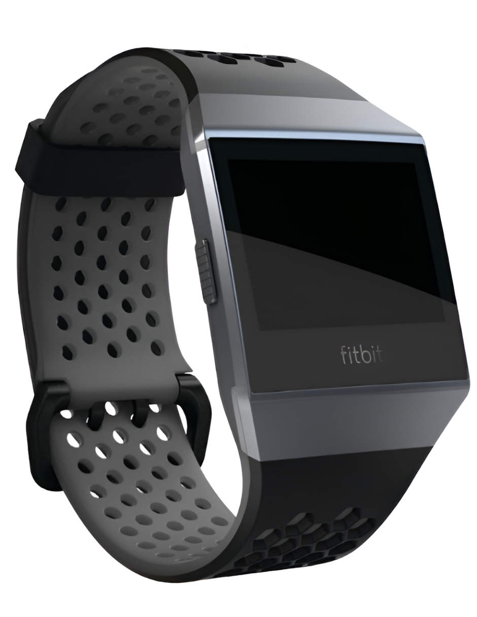 BANDA DEPORTIVA FITBIT IONIC NEGRO GRIS CH