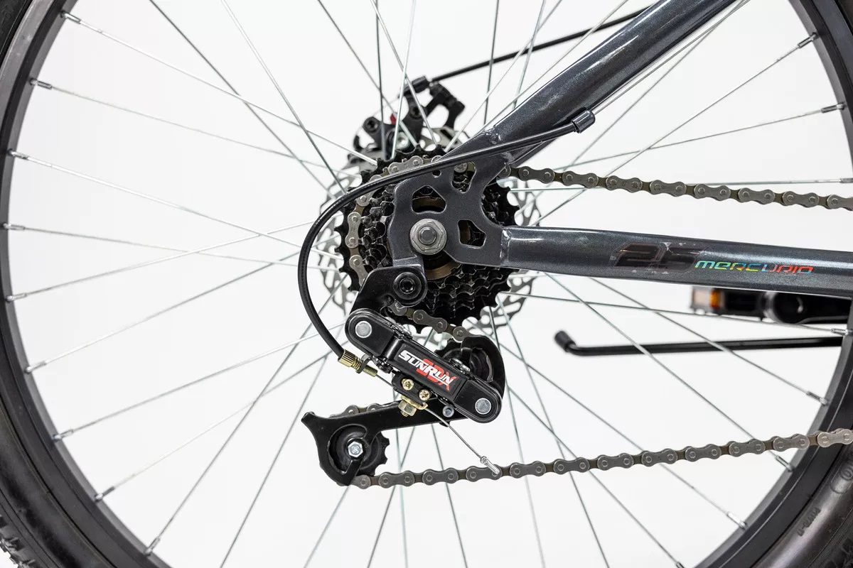 Bicicleta Mercurio Radar R26 MTB Gris freno de disco 18V