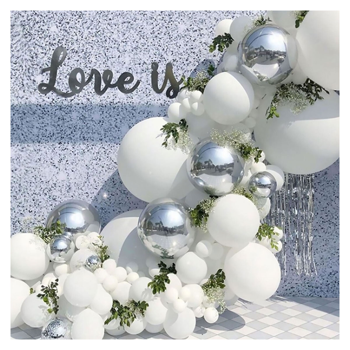 Kit Guirnalda de Globos Decoración Fiesta Bautizo Cominión