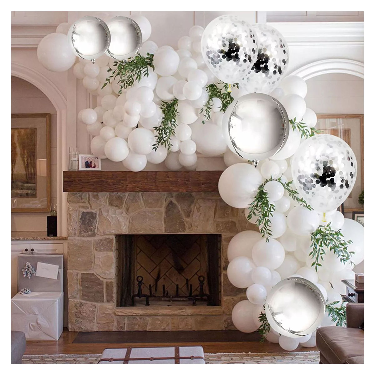 Kit Guirnalda de Globos Decoración Fiesta Bautizo Cominión