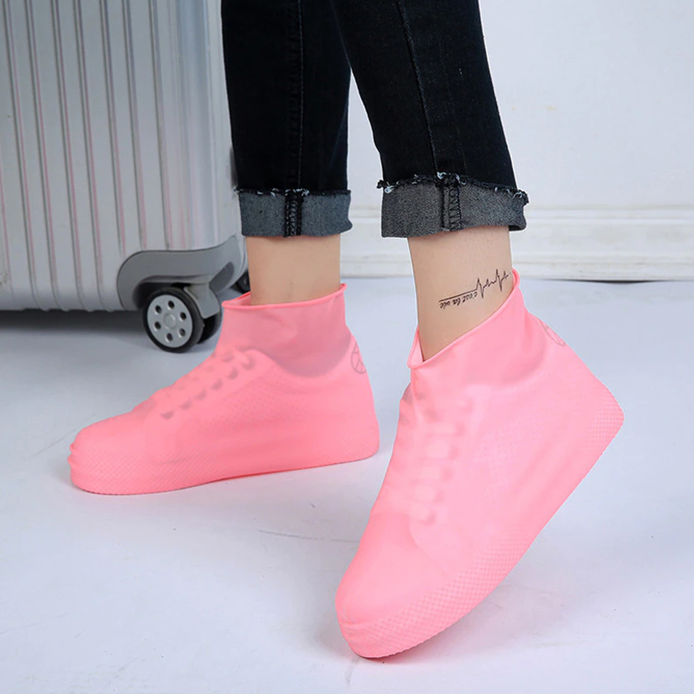 Protector Cubre Tenis Calzado de Lluvia Silicon Impermeable