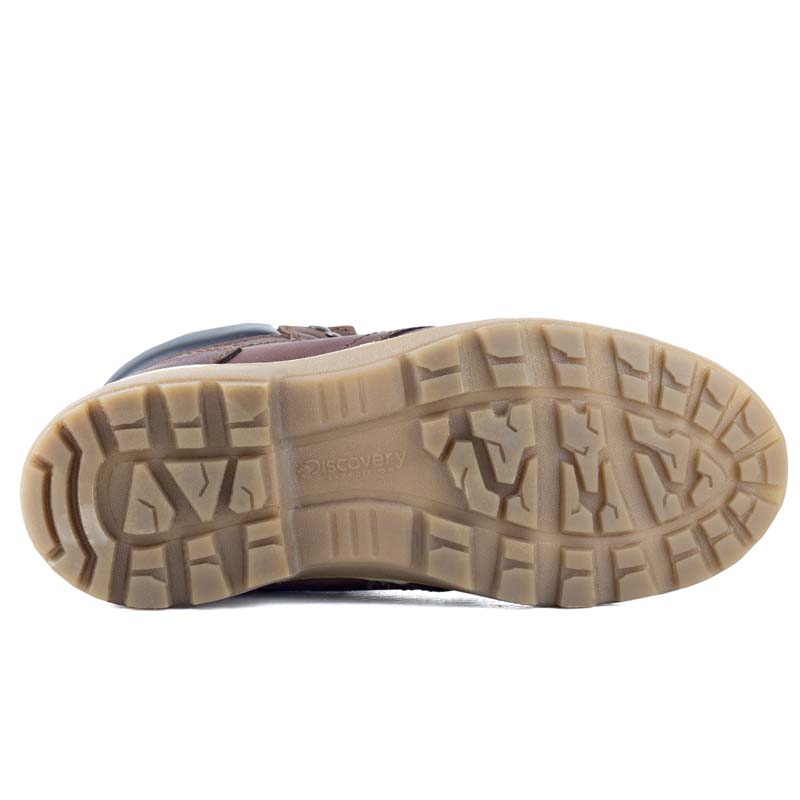 Botas Urbanas Para Hombre Discovery 2050 Café Ámbar Montaña Confort.