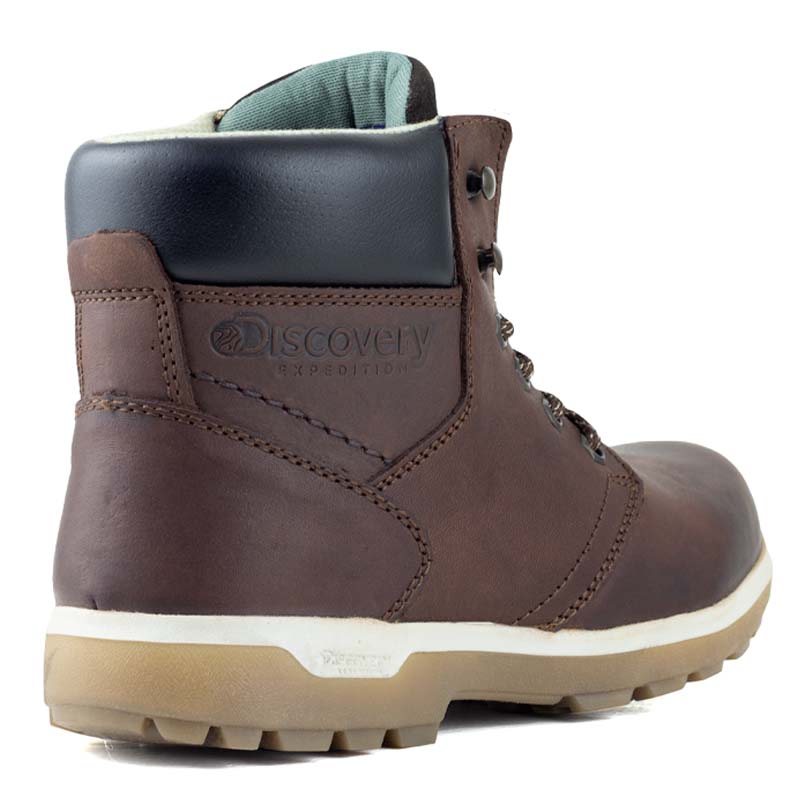 Botas Urbanas Para Hombre Discovery 2050 Café Ámbar Montaña Confort.