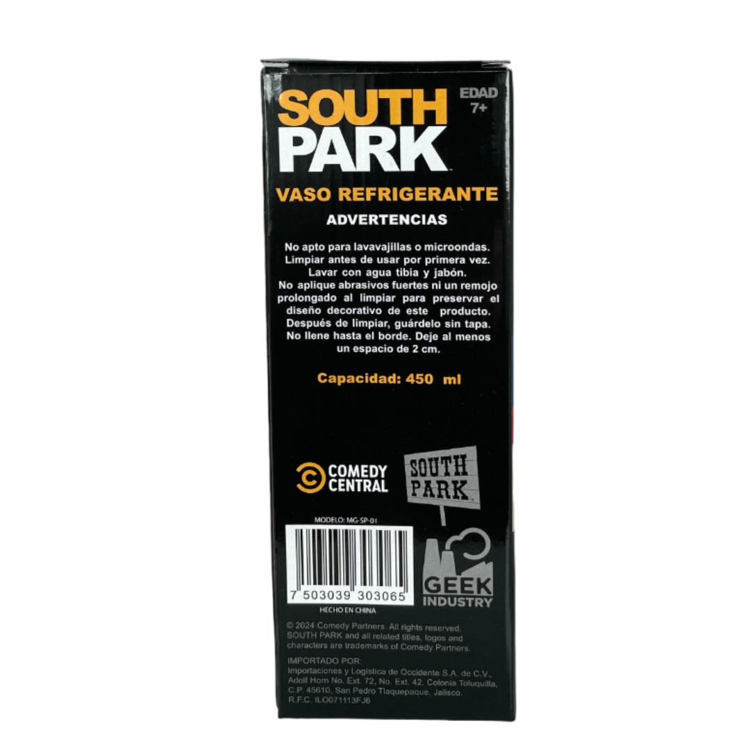 Vaso Mágico con liquido congelable Toallín Brilla en la Oscuridad - South Park.