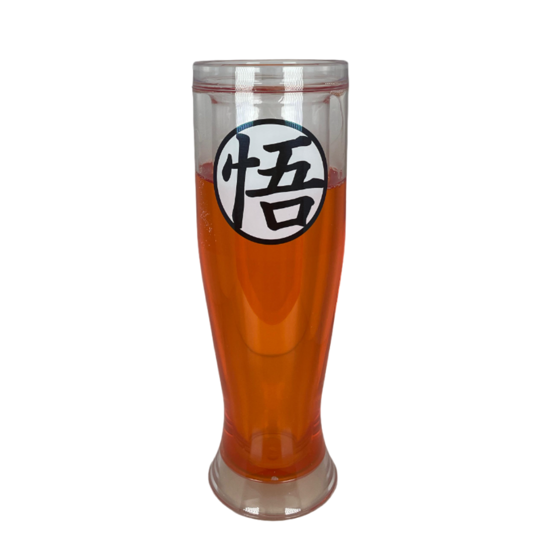 Vaso Mágico con liquido congelable Goku Brilla en la Oscuridad