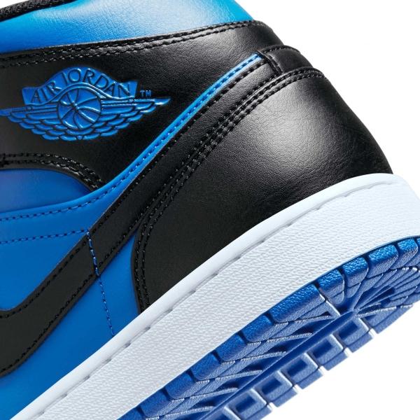 Tenis Air Jordan 1 Mid Black Royal Metallic DQ8426-042