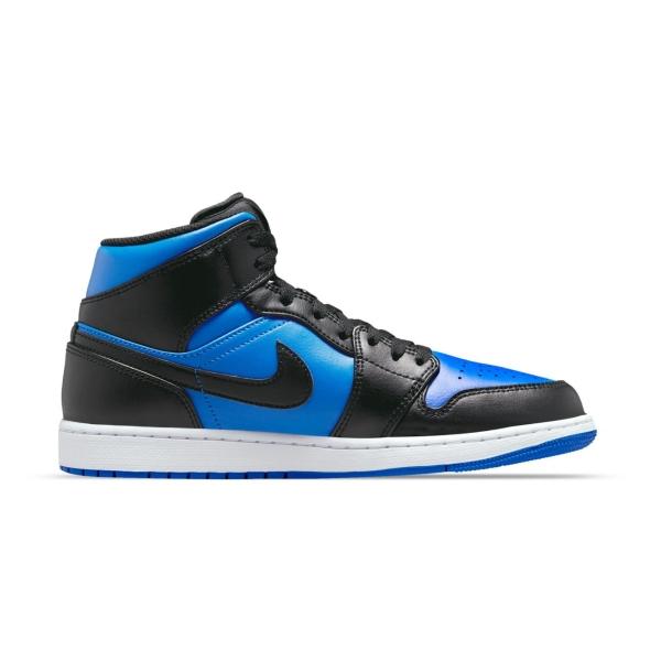 Tenis Air Jordan 1 Mid Black Royal Metallic DQ8426-042