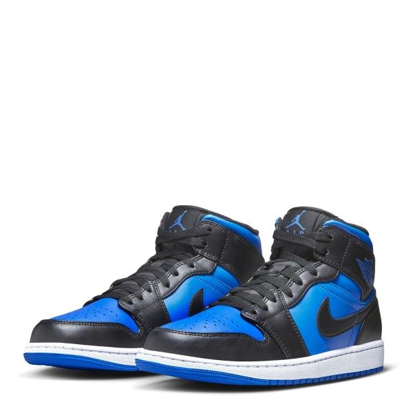 Tenis Air Jordan 1 Mid Black Royal Metallic DQ8426-042