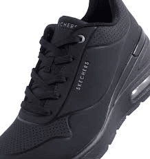 Tenis Skechers Modelo Million Air E Color Negro/Negro Para Dama.