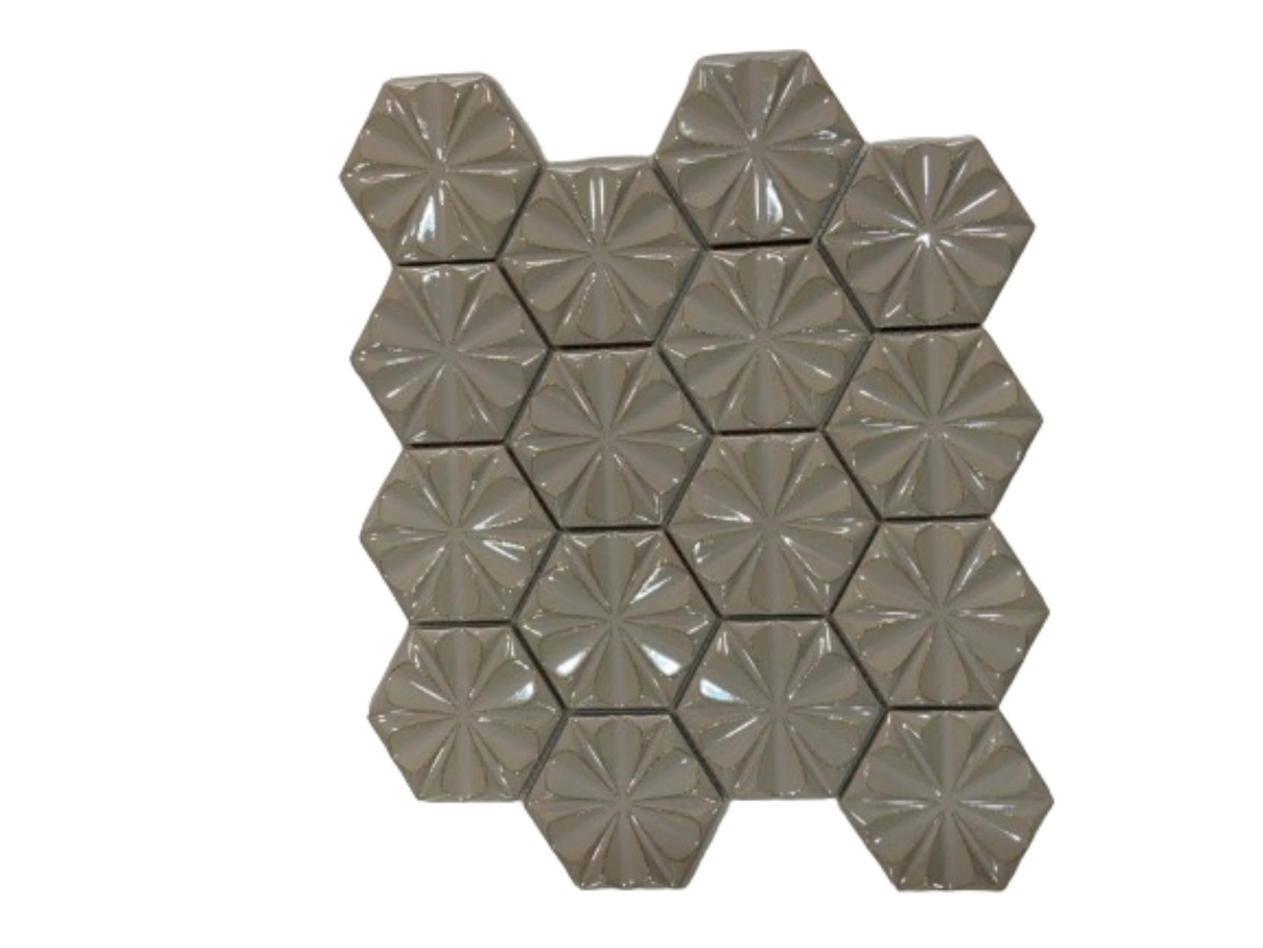 Malla Decorativa Fl-gr 26x30x.06  Cms Pack De 5 Pzs.