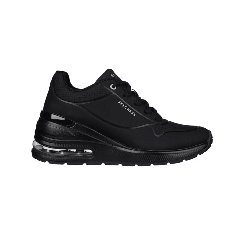 Tenis Skechers Modelo Million Air E Color Negro/Negro Para Dama.