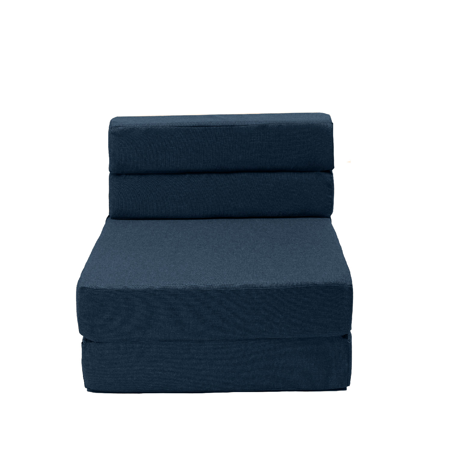 MEMORY FOAM HOME Sofá Cama Individual Cozy Plegable Sofá o Cama Tamaño Individual Color Azul Marino Medidas186 x 68 x 14 cm.