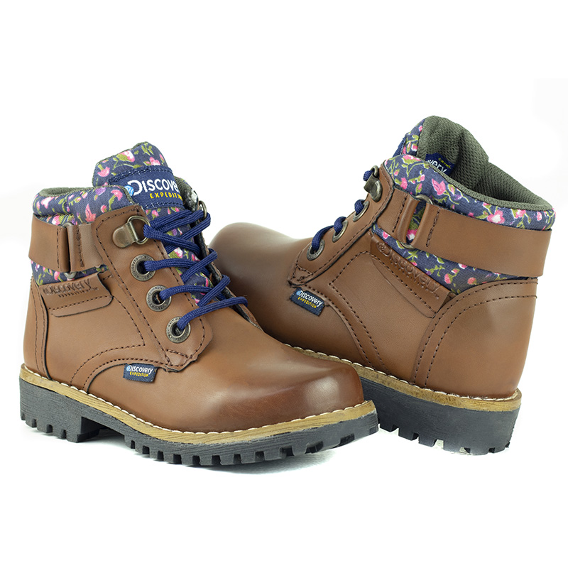 Botas Casuales Para Mujer Discovery Urbana 1980 Taupe Sintético Confort.
