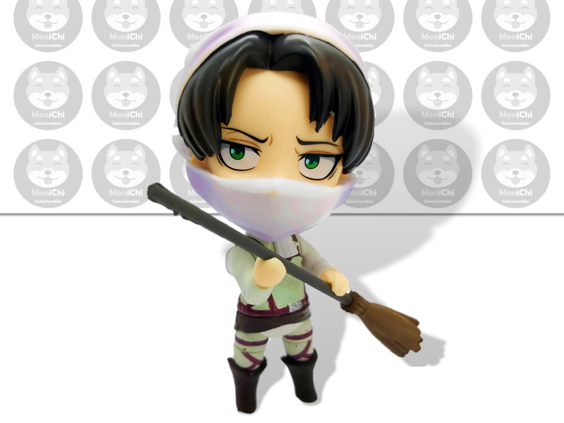 Levi Cleaning 417 Attack On Titan Shingeki Nendoroid Figura