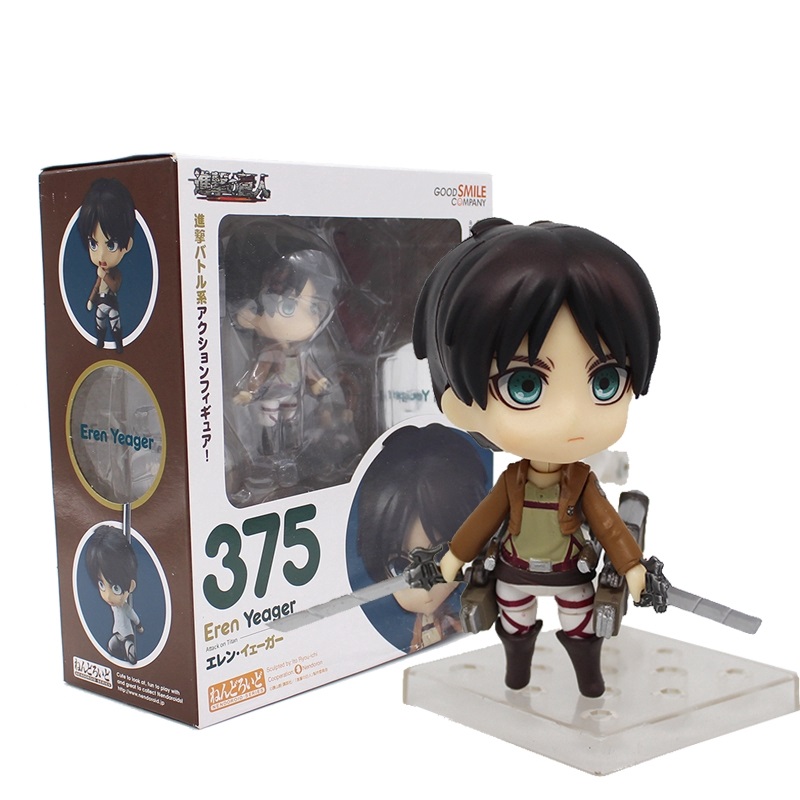 Eren Yeager Jaeger 375 Attack Titan Shingeki Nendoroid Figura