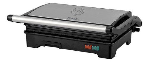 Parrilla Para Panini Grill 2 Rebanadas Acero Masterchef Color Plateado