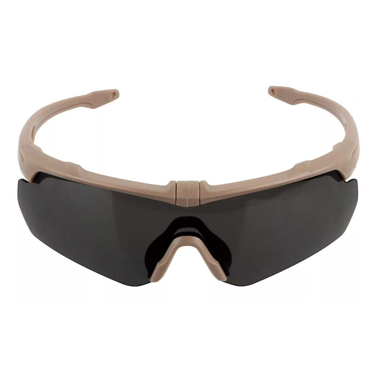 Gafas Goggles Táctico Tiro Uv400 Protección Con 3 Lentes Caqui.