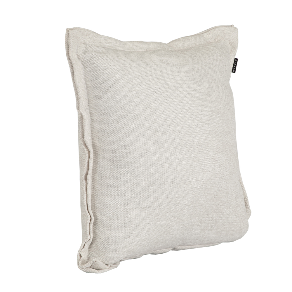 Cojin Decorativo Cuadrado Dicasa Niz Kappa Niza Beige Claro