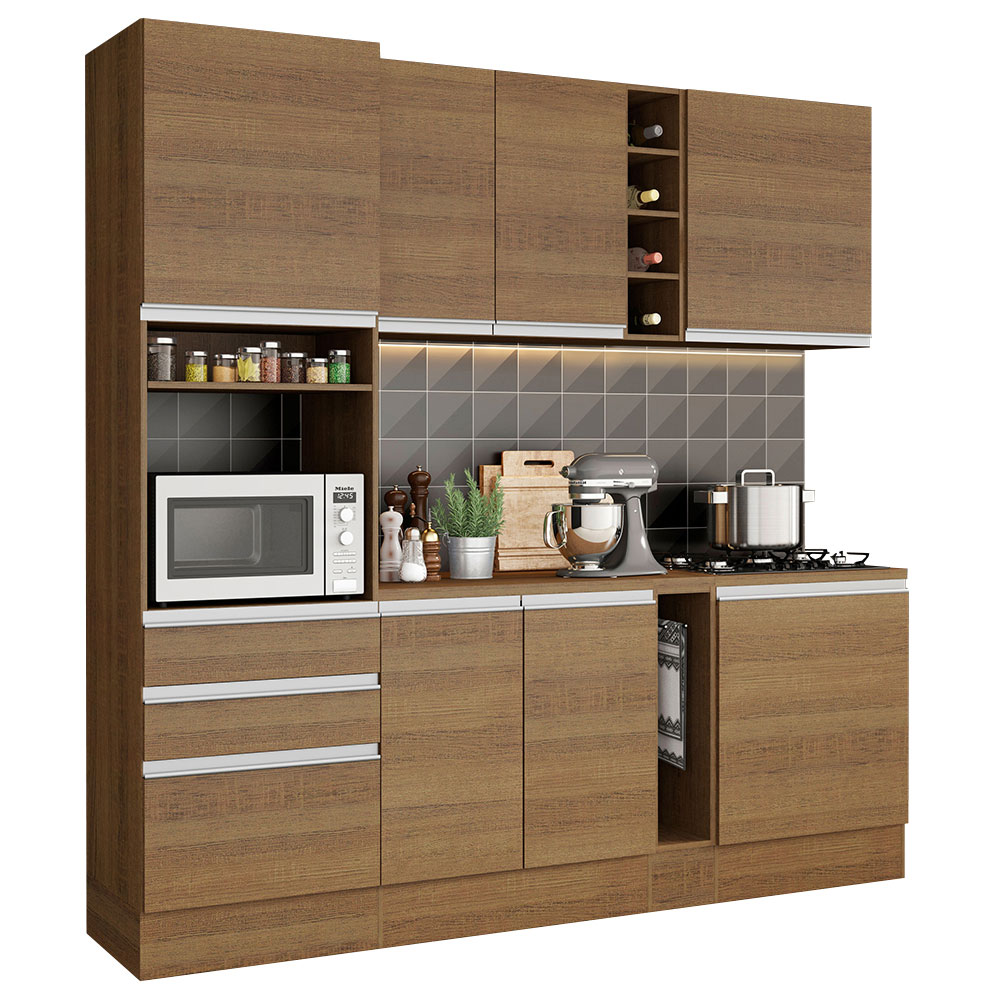 Cocina Integral Completa Modular Madesa Áquila 220cm MM 04.