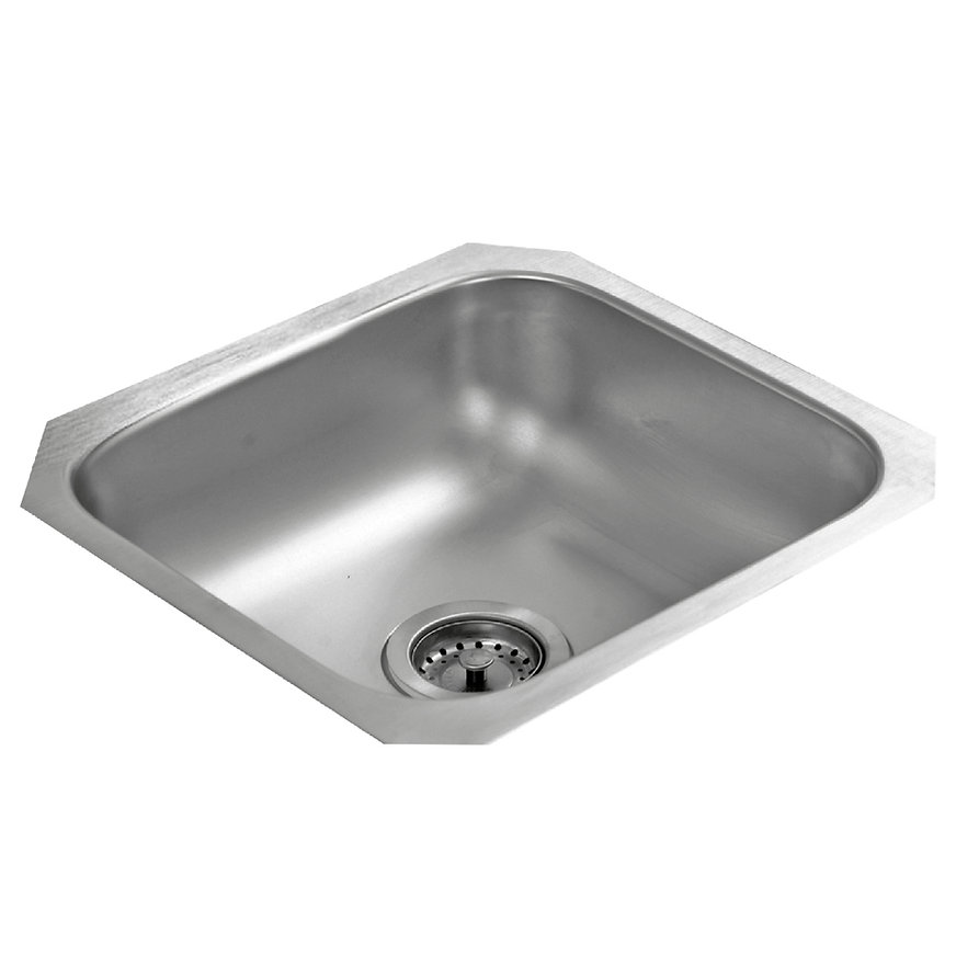 Tarja Sencilla Submontar EB Técnica MS100 Acero Inox Satinado.