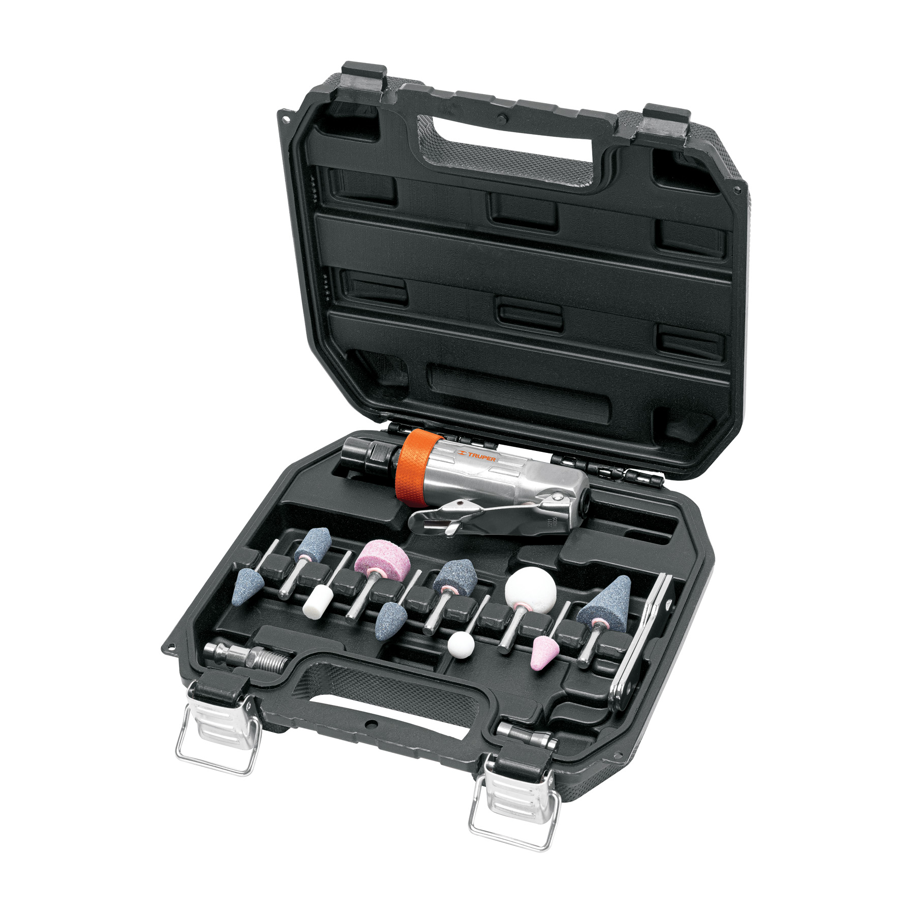 kit de herramientas para rectificador neumático conexión de entrada de aire 1/4" NPT,90psi.