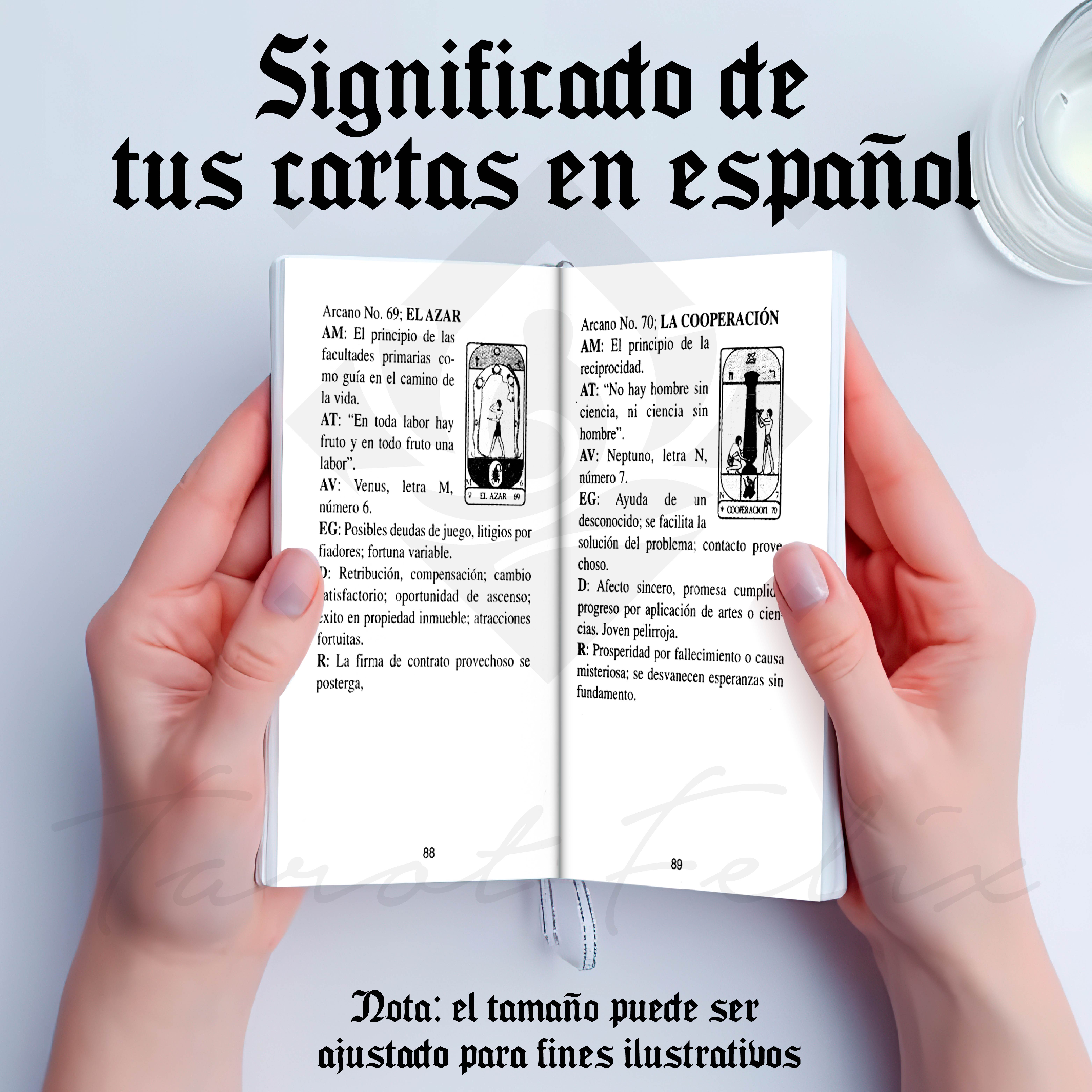 Baraja Tarot Egipcio 78 Cartas Conoce Tu Destino.