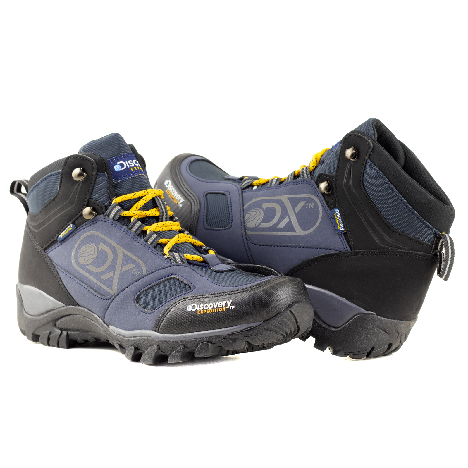 Botas Tipo Senderismo Para Hombre Hiker Discovery 2350 Azul Outdoor.