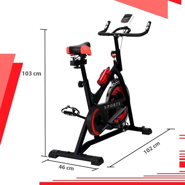 Bicicleta Spinning Fija Centurfit 6kg Botella Ejercicio Gym