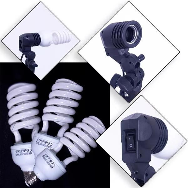 Estudio Fotografico Kit Fotografia Profesional Sombrillas Set Foto Softbox