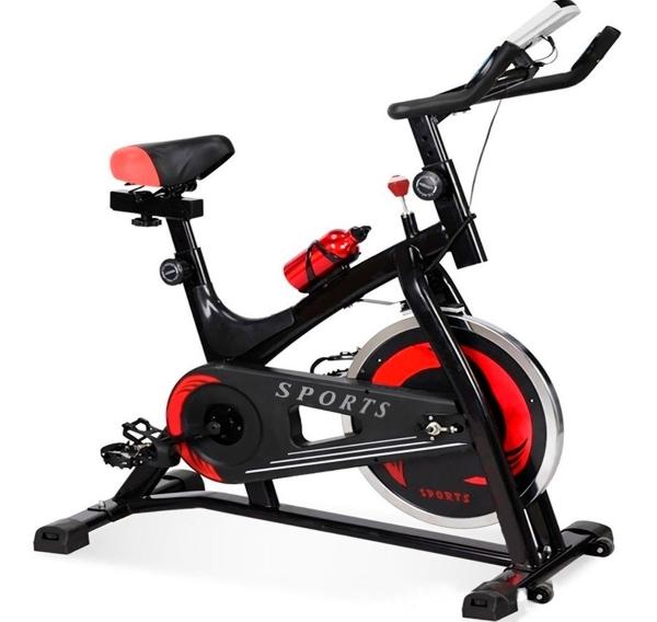 Bicicleta Spinning Fija Centurfit 6kg Botella Ejercicio Gym