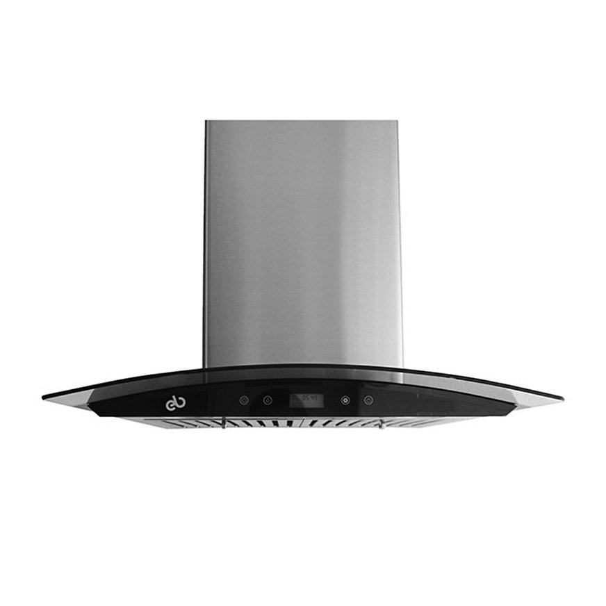 Campana Pared EB Técnica EB-331 de 60 cm Purificadora Acero Inox y Cristal.