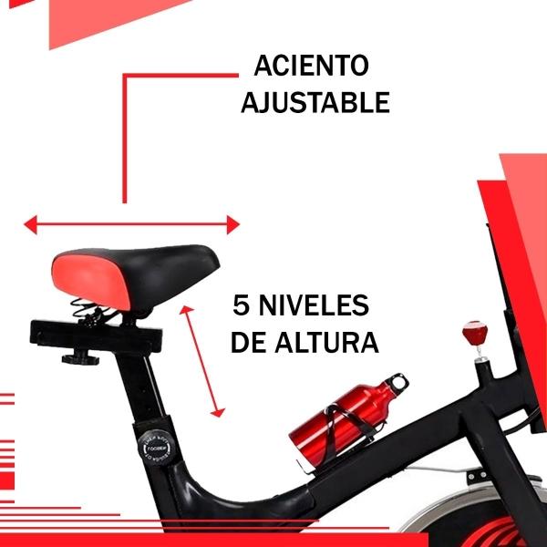 Bicicleta Spinning Fija Centurfit 6kg Botella Ejercicio Gym